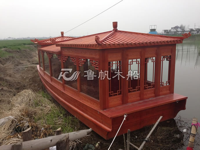中式旅游觀(guān)光畫(huà)舫游船