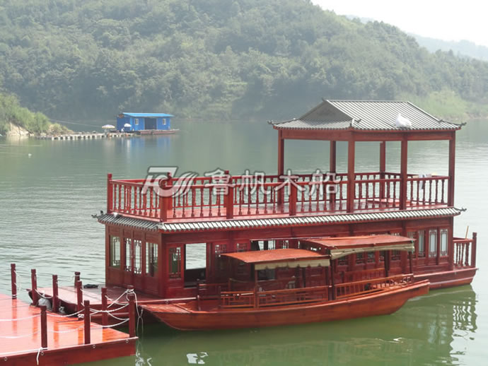 雙層水庫景區畫(huà)舫船