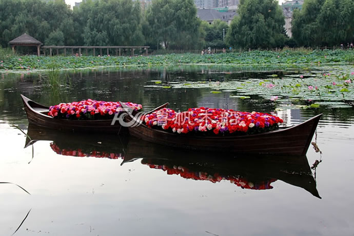 景觀(guān)裝飾花船